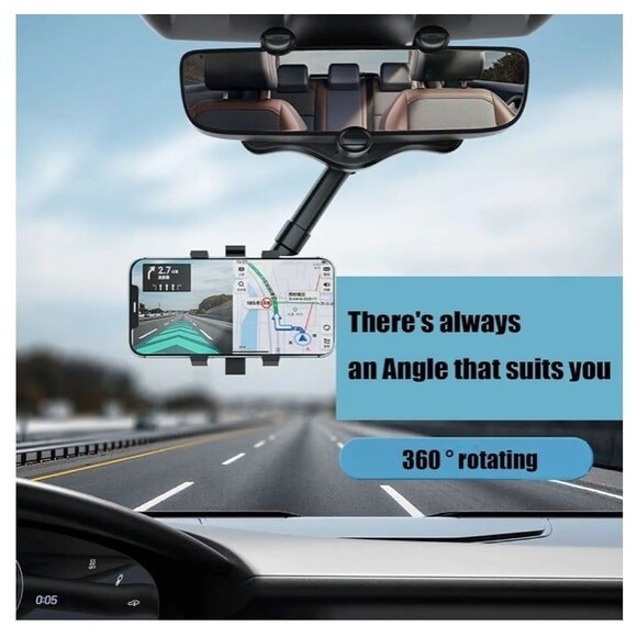 New 360° Rotatable Retractable Car Phone Holder - Picture 4 of 9
